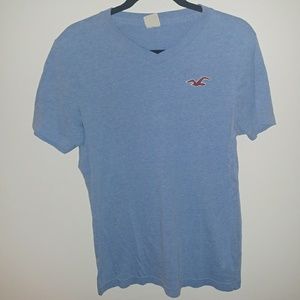 Men's Light Blue Vneck T